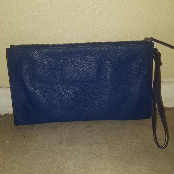 Michael Kors Blue Clutch - Picture 2 of 4